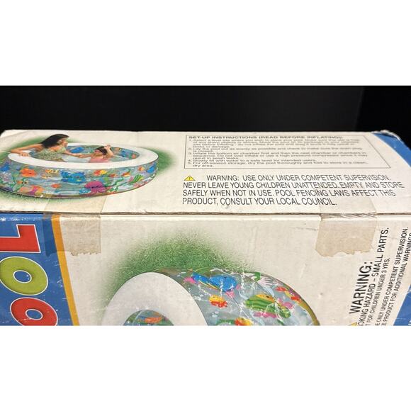 Intex The Wet Set 60”x 22” Aquarium Pool See Through Aquarium Deluxe Walls 2007 - Picture 8 of 8